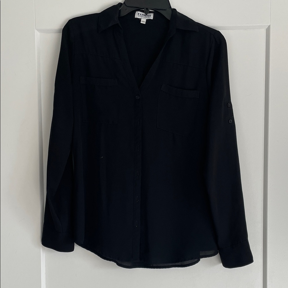 Express Black Blouse